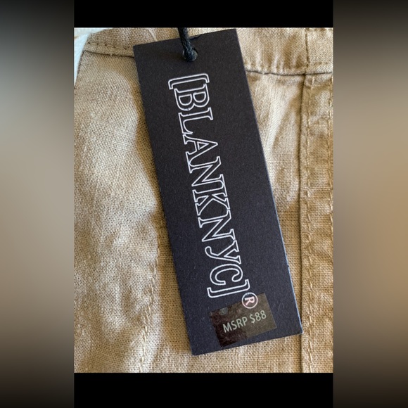 *NWT BlankNyc Khaki Linen Jogger Pants NWT SIZE S - Picture 9 of 11